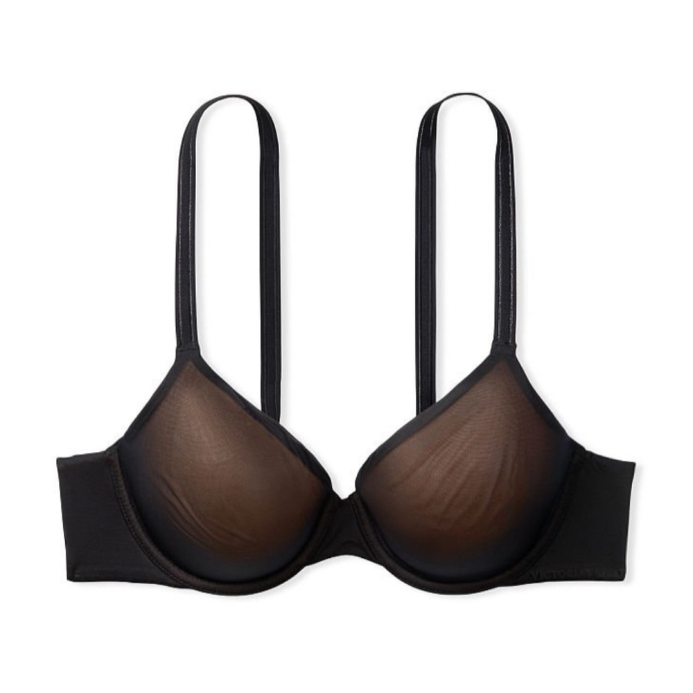 VICTORIA'S SECRET BARE Angelight Full-Coverage Bra 36C Black
